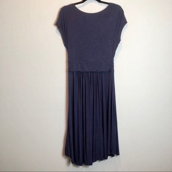 Anthro Maeve Eggplant Purple Dress - Picture 5 of 6